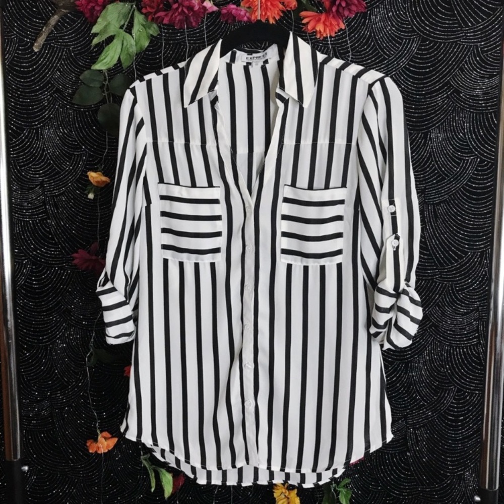 Express striped portofino shirt